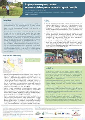 Adopting when everything crumbles - experiences of silvo-pastoral systems in Caquetá, Colombia