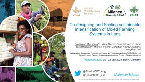 Co-designing and scaling sustainable intensification of mixed farming systems in Laos