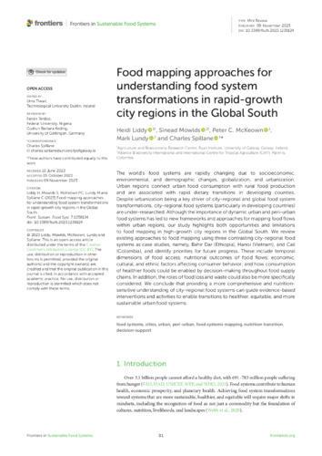 Food Mapping Approaches_Understanding Food Systems