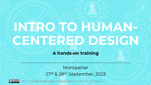 Human centered design workshop