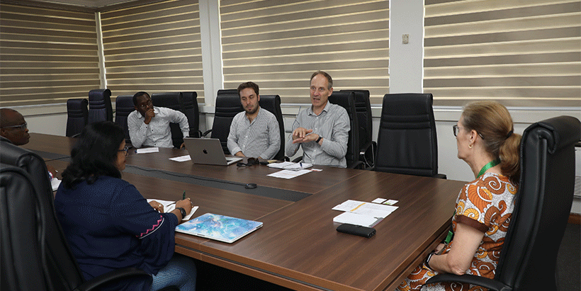 IITA team with the delegation from the World Bank Analysis of Drivers of Natural Tree Cover Loss in Nigeria.