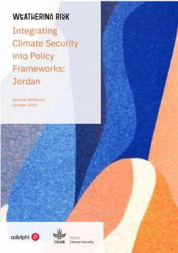 Integrating climate security into policy frameworks - Jordan