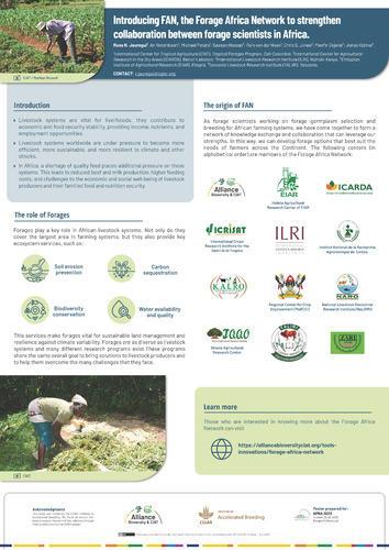 Introducing FAN, the Forage Africa Network to strengthen collaboration between forage scientists in Africa