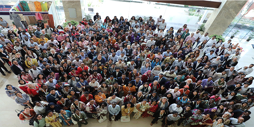 Participants – Researchers, experts, and practitioners from different organizations within 68 countries at a gender conference 2023 (Photo credit: Organizing Committee)