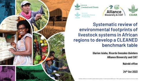 Systematic review of environmental footprints of livestock systems in African regions to develop a CLEANED benchmark table