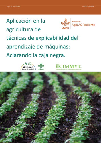 Aplicación en la agricultura de técnicas de explicabilidad del aprendizaje de máquinas: Aclarando la caja negra