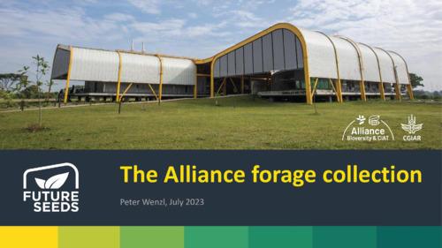 The Alliance forage collection