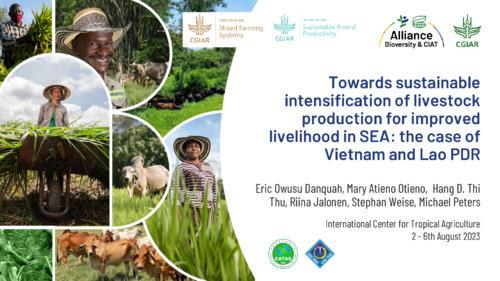 Towards sustainable intensification of livestock production for improved livelihood in SEA - the case of Vietnam and Lao PDR