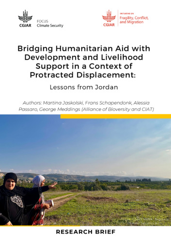 Bridging humanitarian aid with development and livelihood support in a context of protracted displacement