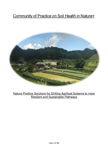 Community of Practice on Soil Health in Nature+