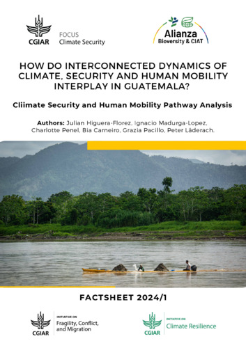 How do interconnected dynamics of climate, security and human mobility interplay in Guatemala