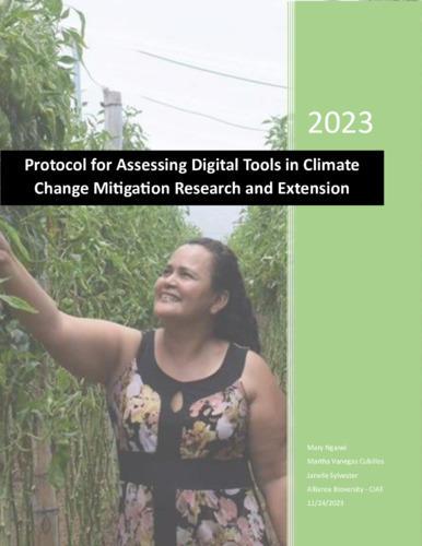 Protocol for assessing digital tools in climate change mitigation research and extension