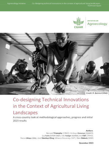 Co-designing technical innovations in the context of agricultural living landscapes