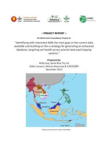 Identifying with interested AMS the main gaps in the current data