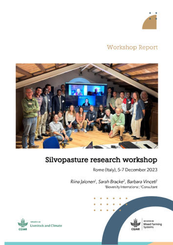 Silvopasture research workshop