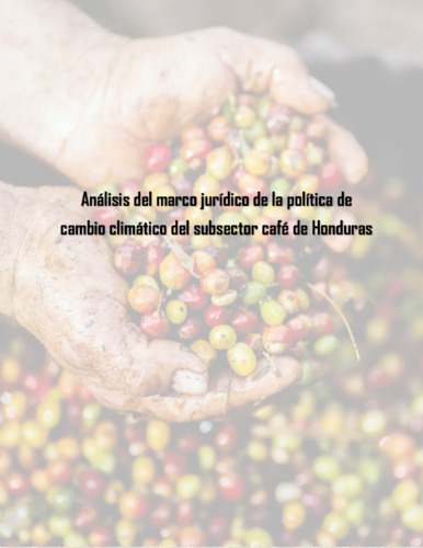 Análisis del marco político y legal relacionado con la política de cambio climático del subsector cafetalero de Honduras.