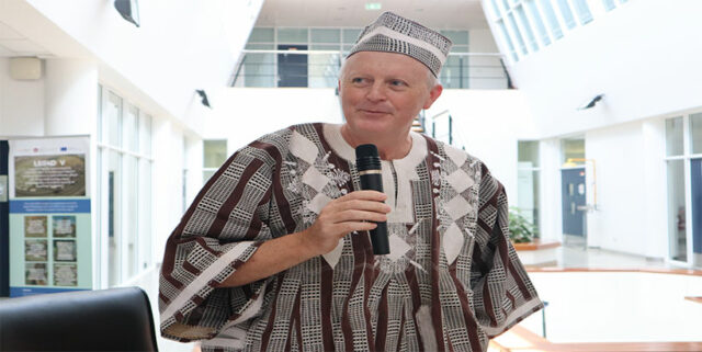 Dr. Whitbread sharing insights into investing in women during the event. (Photo: Hadi/IITA)