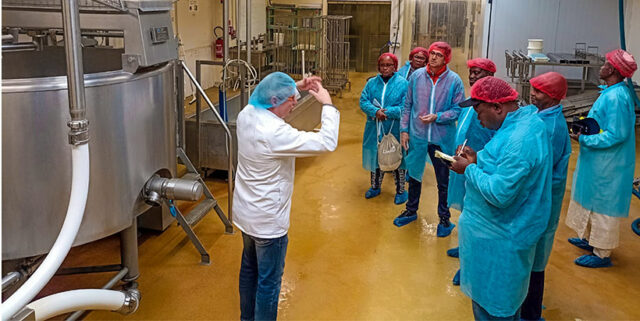 Heads of Nigerian Agricultural Technical Schools during the study tour in France.