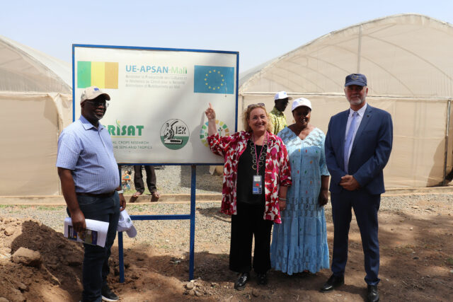 Ms Emanuela Claudia Del Re, EU Special Representative for the Sahel, visits ICRISAT Mali.