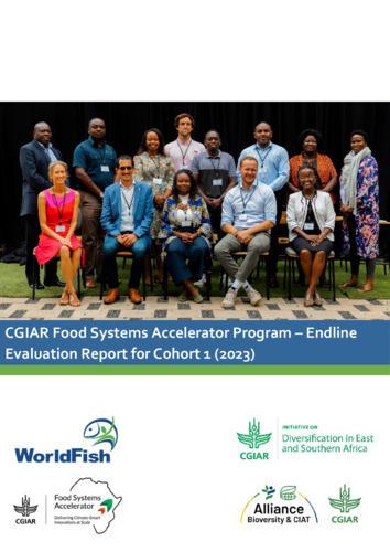 CGIAR Food Systems Accelerator Program – Endline Evaluation Report