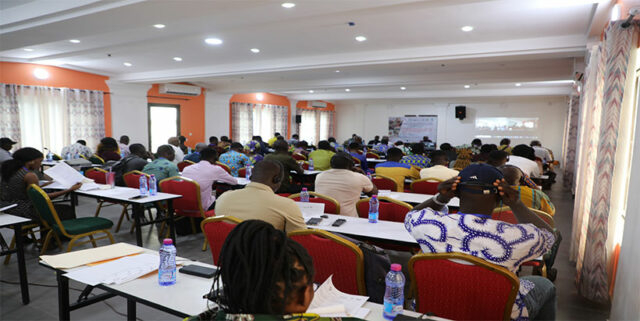 Participants during the taining.
