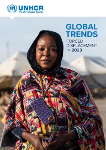 Forced displacement in the context of the adverse effects of climate change and conflict. Global trends: Forced displacement in 2023