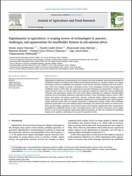 news research in agriculture