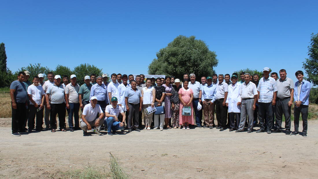 Farmers Field Day on Crop Diversification in the Aral Sea Region in Uzbekistan