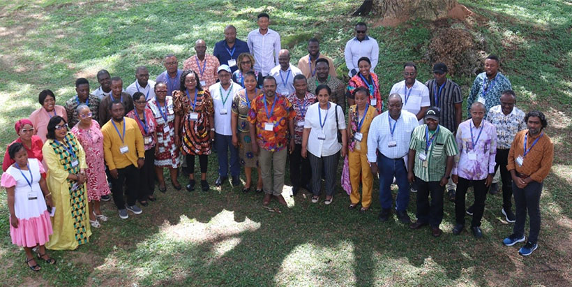 Workshop participants from West, East, and Central Africa .