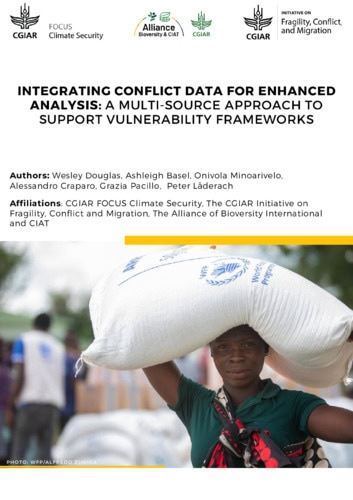Integrating conflict data for enhanced analysis: A multi-source approach to support vulnerability frameworks