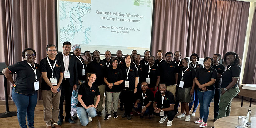 Participants of the genome editing workshop.