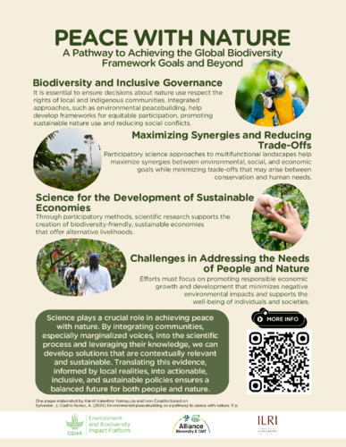Peace with nature: A Pathway to achieving the global biodiversity framework goals and beyond
