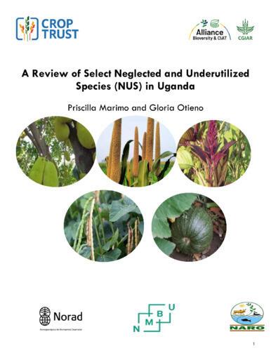 A review of select Neglected and Underutilized Species (NUS) in Uganda