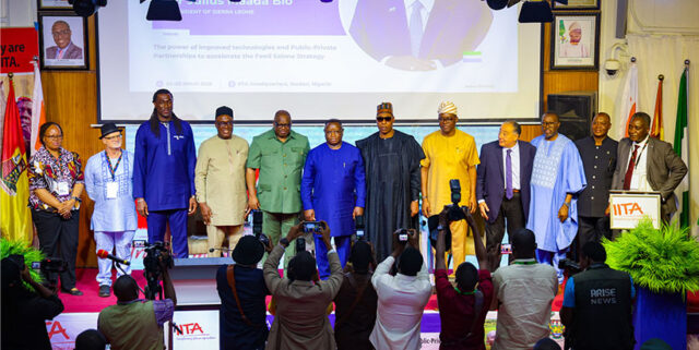 His Excellency President Julius Maada Bio, President of Sierra Leone; Hafez Ghanem, Former Vice President of World Bank; and Dr Simeon Ehui, Director General of IITA in strategic dialogue; with high-level guests and development practitioners sharing perspectives to accelerate Africa’s agricultural transformation.