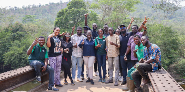 Team IITA Forest Center, Nigerian Breweries Plc, and some Olokemeji residents happy to continue to protect and restore biodiversity.