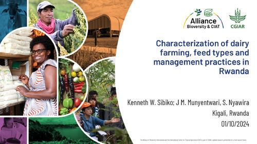 Characterization of dairy farming, feed types and management practices in Rwanda