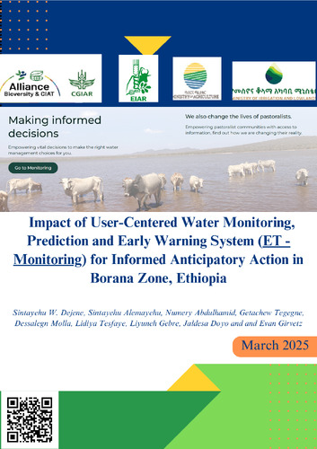 Impact of user-centered water monitoring, prediction and early warning system
