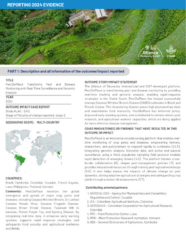 PestDisPlace transforms pest and disease monitoring with real-time surveillance and genomic analysis