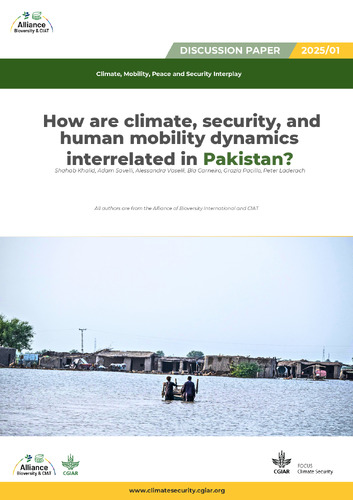 How are climate, security, and human mobility dynamics interrelated in Pakistan?
