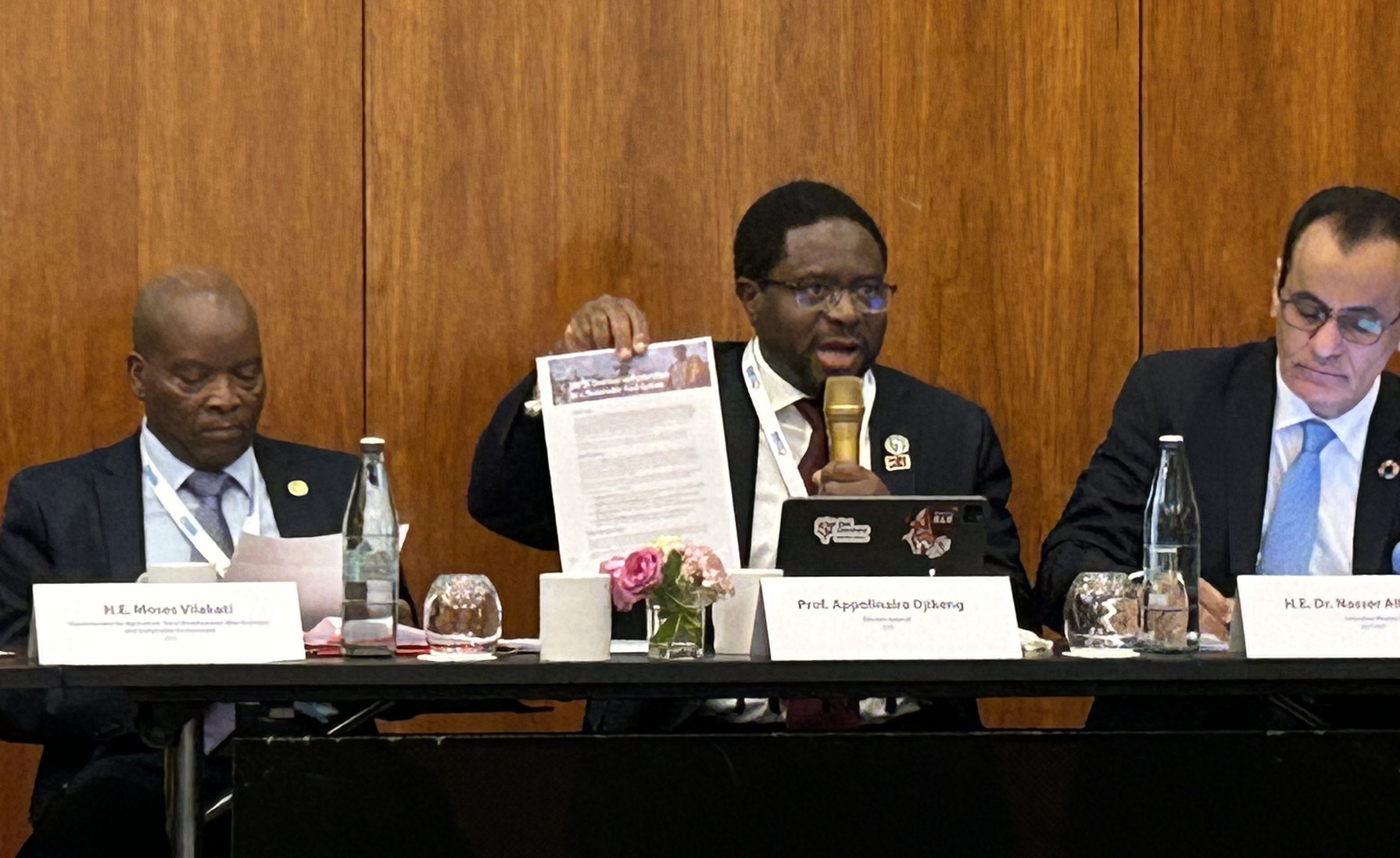 Prof. Appolinaire Djikeng at the UNFSS+4 Intergovernmental Roundtable