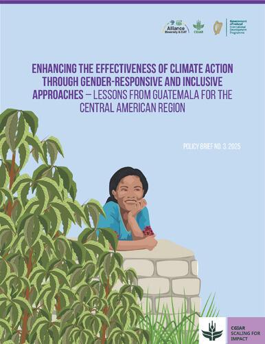 Enhancing the effectiveness of Climate Action through gender-responsive and inclusive approaches – Lessons from Guatemala for the Central American Region