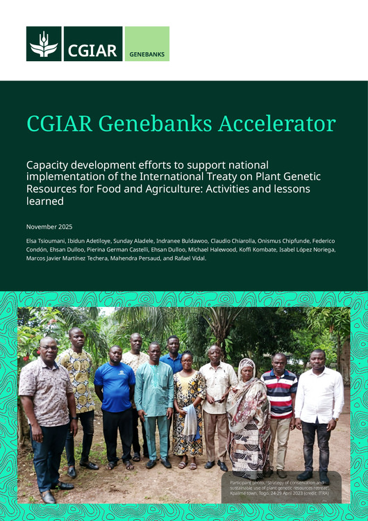 Capacity development efforts to support national implementation of the International Treaty on Plant Genetic Resources for Food and Agriculture: Activities and lessons learned