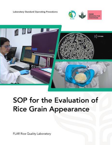 Laboratory Standard Operating Procedures (SOP) for the evaluation of rice grain appearance
