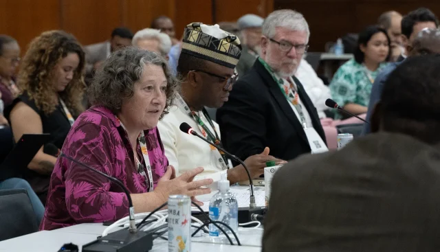 A beautiful forest path disappearing into the distance.
