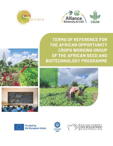 Terms of reference for the African Opportunity Crops Working Group of the African Seed and Biotechnology Programme