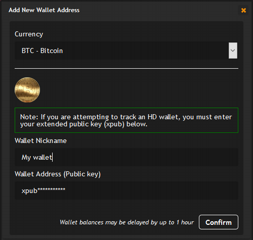 Balance Tracking for HD Bitcoin Wallets Now Available