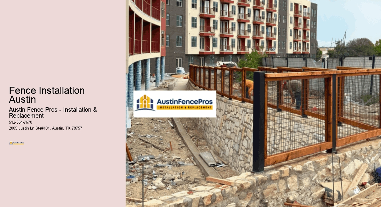Fence Installation Austin