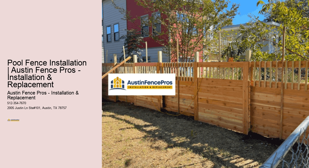 Pool Fence Installation | Austin Fence Pros - Installation & Replacement