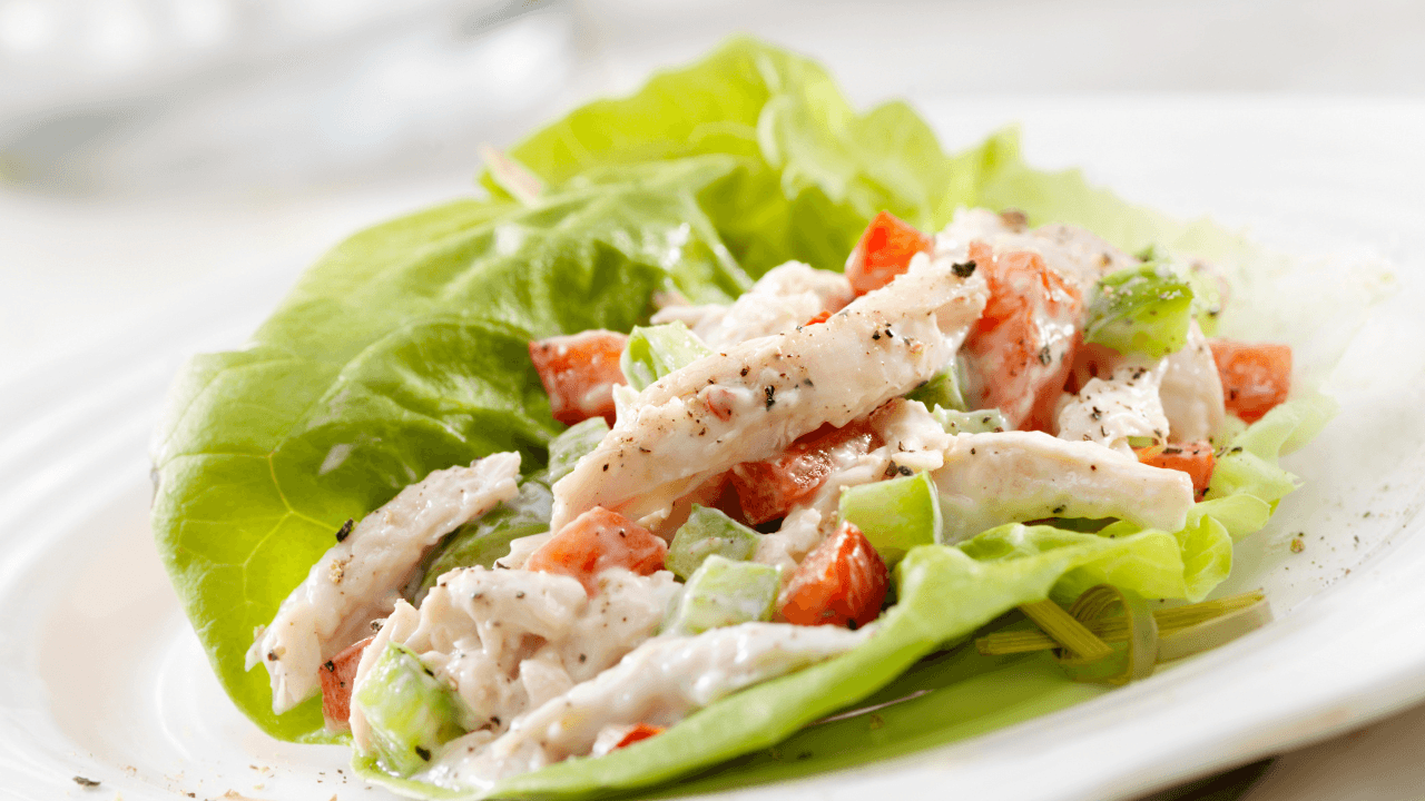 Thai chicken lettuce wraps Recipe | The Man Shake Blog