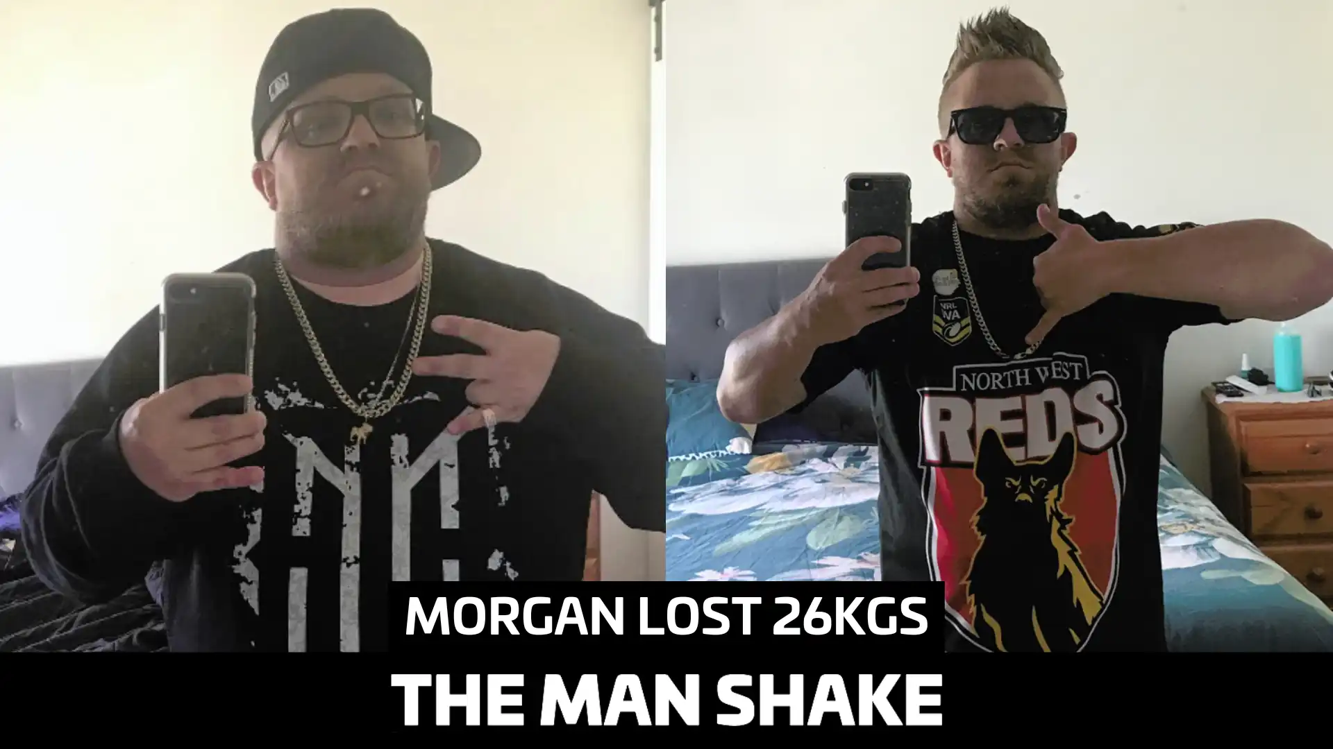 The MAN Shake - 🔥 Tim Lost 30kg 🔥 Now that I've lost the weight the  biggest difference is going from size 40 pants to size 34. I feel great  especially when